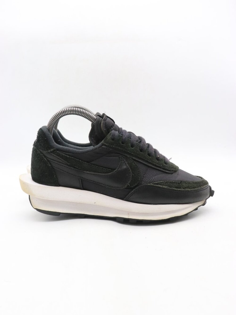 Nike LD Waffle Sacai Black White Nylon Sneakers Men's 5.5 Women's 7 BV0073-002